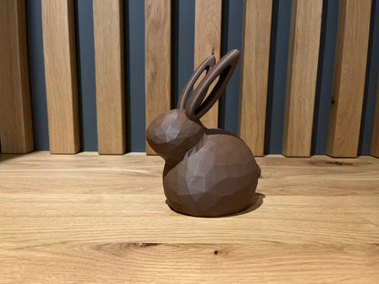 Poly Hoppel | 3D-gedruckter Osterhase, moderne Osterdeko aus nachhaltigem Material