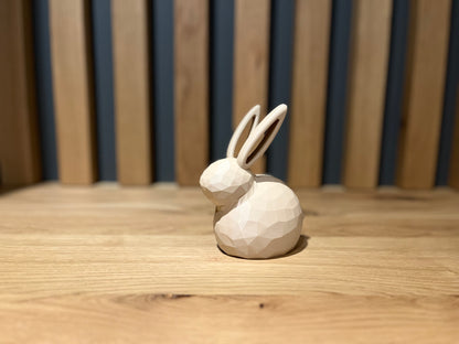 Poly Hoppel | 3D-gedruckter Osterhase, moderne Osterdeko aus nachhaltigem Material