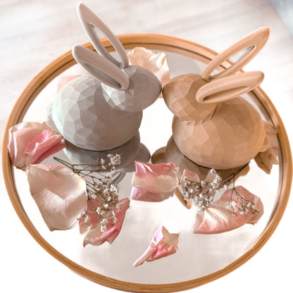 Poly Hoppel | 3D-gedruckter Osterhase, moderne Osterdeko aus nachhaltigem Material