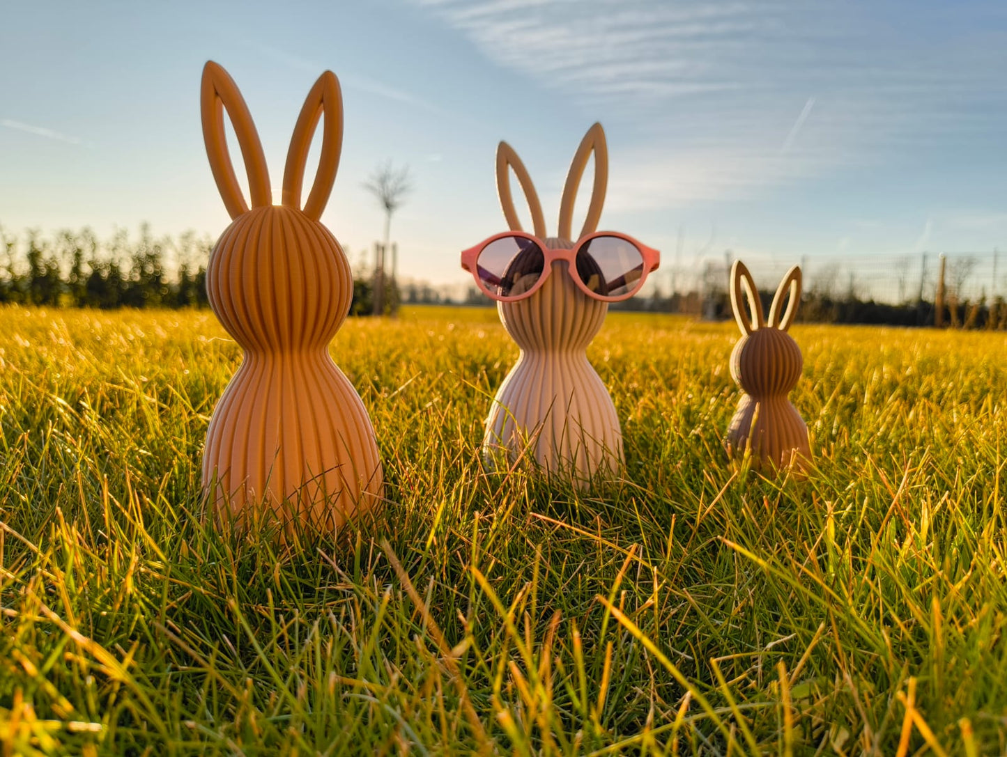 Stehohr Deluxe | Der 3D-gedruckte Osterhase für stilvolle Osterdeko und nachhaltige Einrichtung